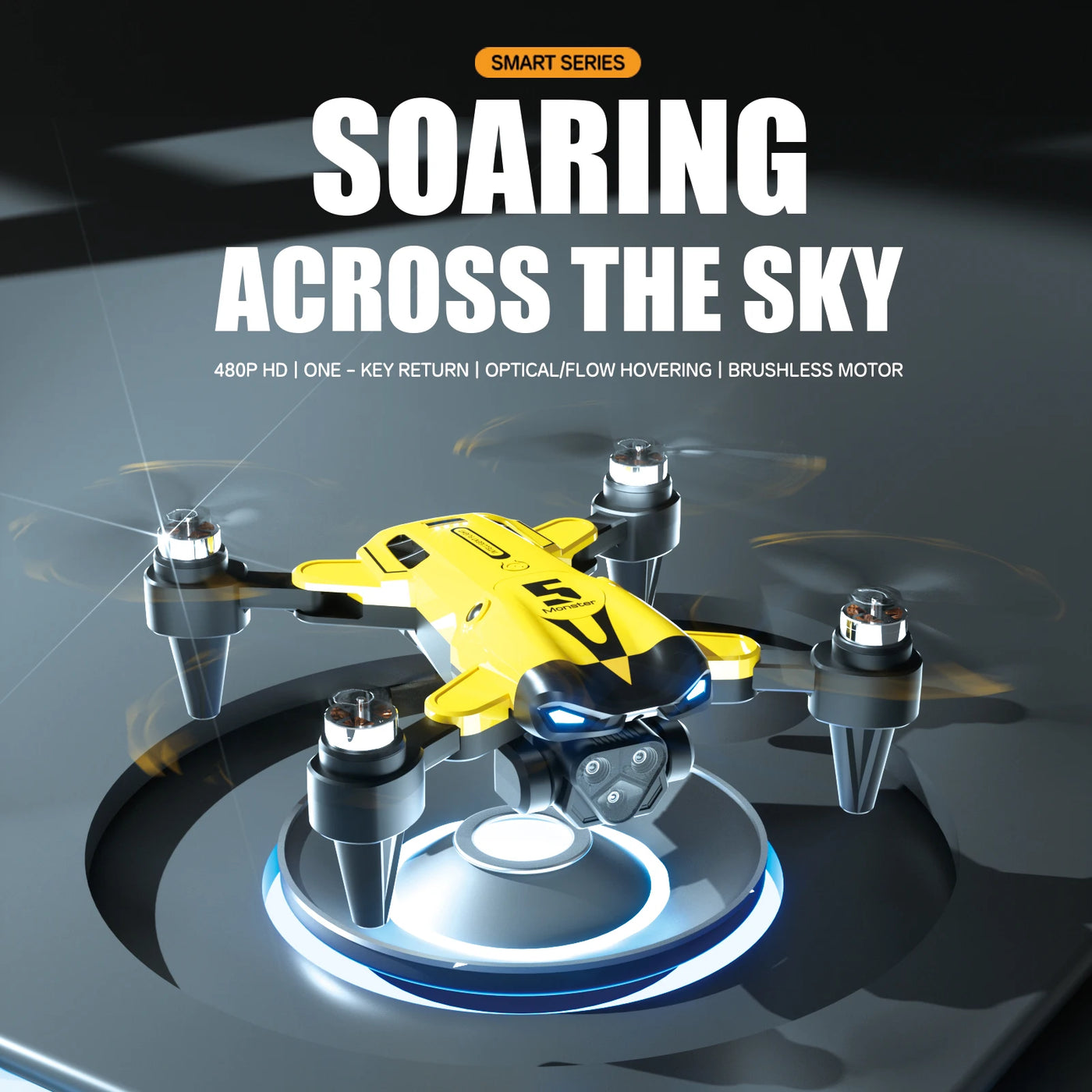 M5 Drone Professional 8K Wide-Angle HD Triple Camera Wi-Fi FPV Height Hold RC Drone Aircraft Quadrotor Adult - LKBA