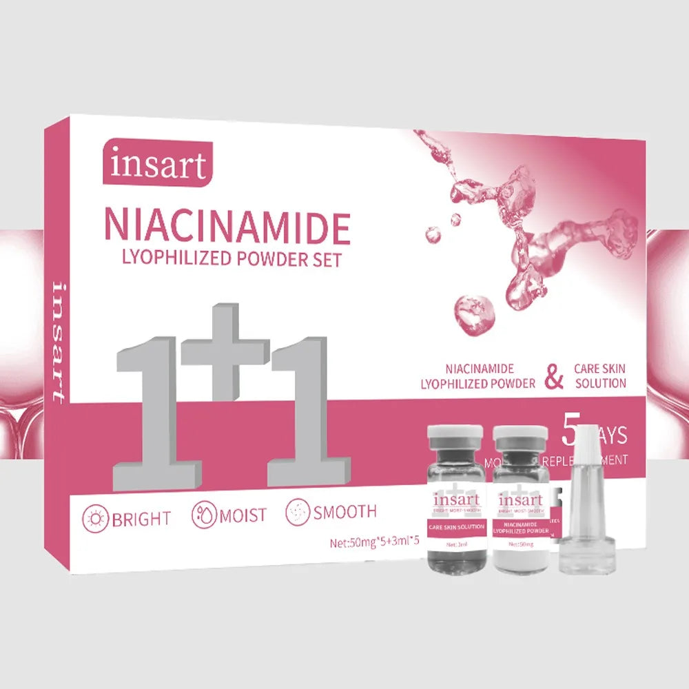 Niacinamide Oligopeptide VC Lyophilized Powder Face Serum Anti Aging Brightening Moisturizing Essence for All Skin Skincare - LKBA