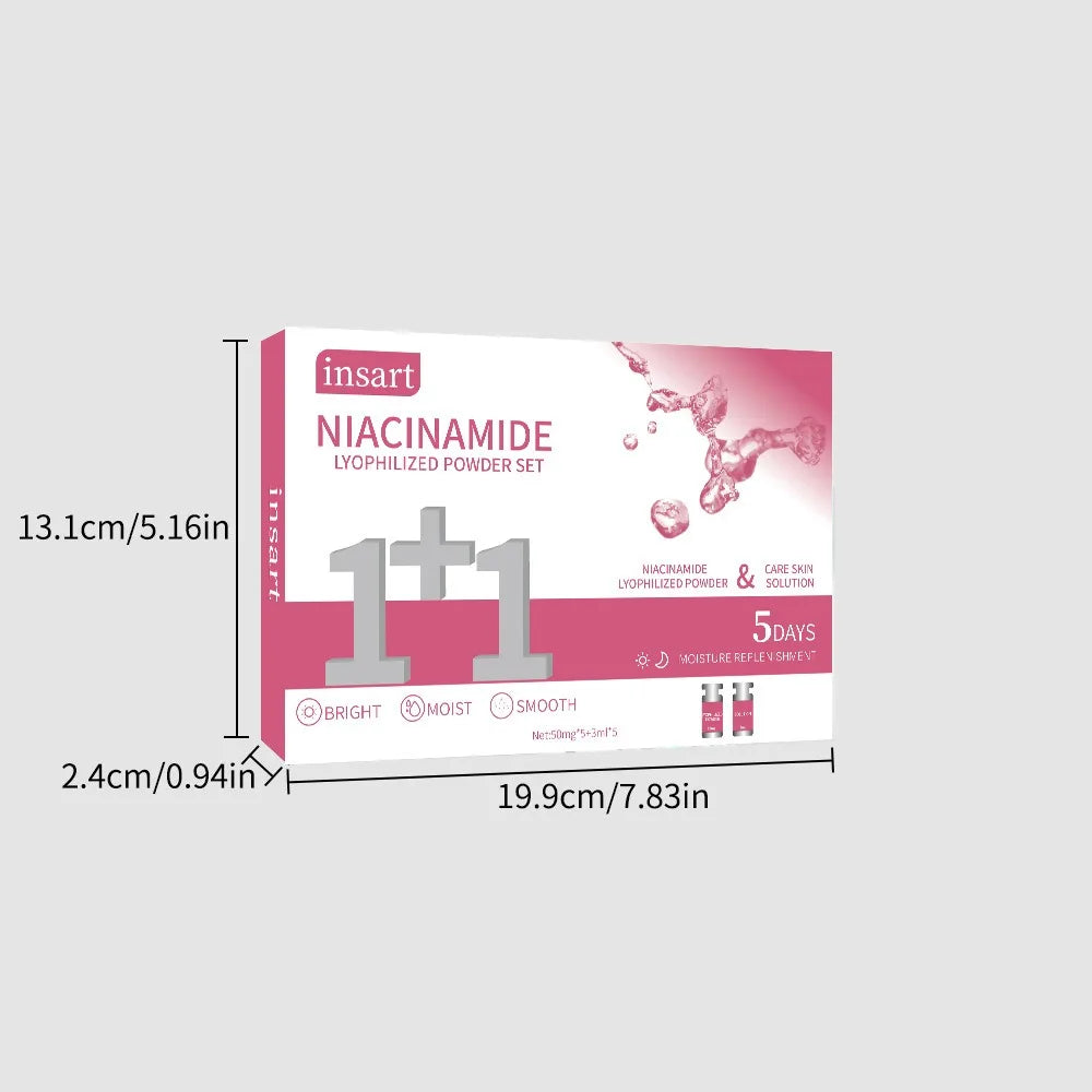 Niacinamide Oligopeptide VC Lyophilized Powder Face Serum Anti Aging Brightening Moisturizing Essence for All Skin Skincare - LKBA