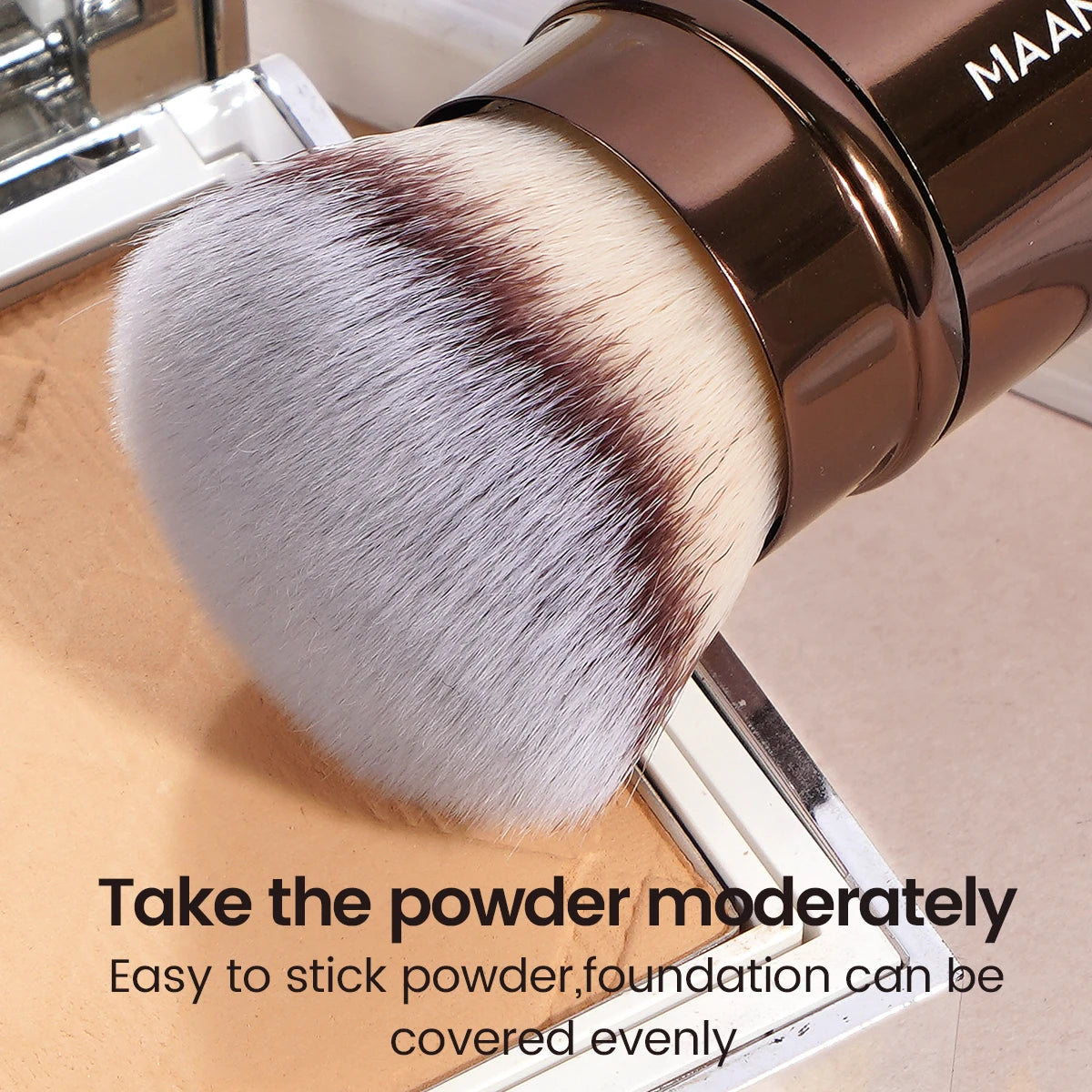 Makeup Brushes Double Head Foundation Powder Concealer Blusher Bronzer Makeup Brush Soft Fiber Hair - LKBA