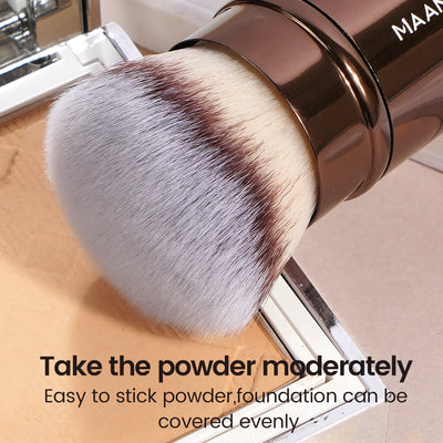 Makeup Brushes Double Head Foundation Powder Concealer Blusher Bronzer Makeup Brush Soft Fiber Hair - LKBA