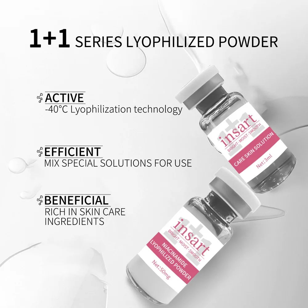 Niacinamide Oligopeptide VC Lyophilized Powder Face Serum Anti Aging Brightening Moisturizing Essence for All Skin Skincare - LKBA