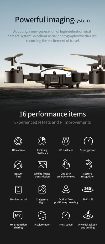 G6 Pro GPS Professional Drone 8K HD Dual-Camera Aerial Photography Omnidirectional Obstacle Avoidance Quadrotor RC Distance 5KM - LKBA