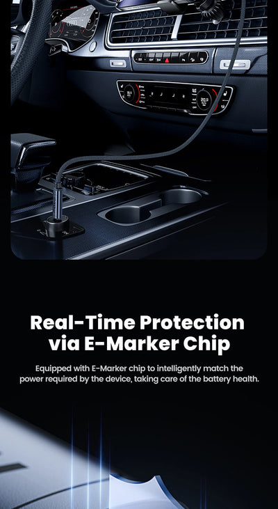 Toocki 240W Type C to Type C Cable PD3.1 Digital Display 100W Fast Charging USB C Cable for Macbook iPhone 16 15 Samsung Xiaomi - LKBA