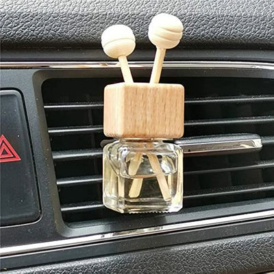 Empty Bottle, Empty Essential Oil Diffuser Bottle Car Air Purifier, Car Perfume Diffuser Bottle Aromatherapy Fragrance Ornament - LKBA