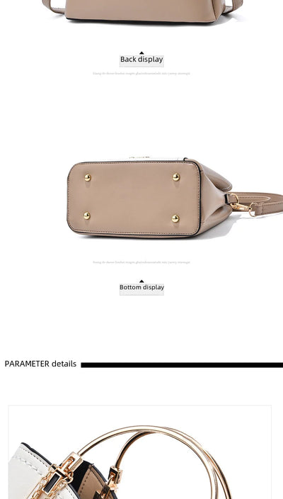 Trendy High-end Feel Women's Shoulder Bag 2021 New Color Blocking Large Capacity Fashionable Single Shoulder - LKBA