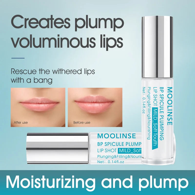 BP Spicule Plump Lip Shot Instantly Volumis Increase Lip Elasticity Long-lasting Moisturize Lip Plumper Gloss Sexy Beauty Makeup - LKBA
