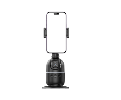 P03 Stabilizer 360°Auto Face Tracking AI Gimbal All-in-one Desktop Phone Holder Tripod For Smartphone Video Vlog Live