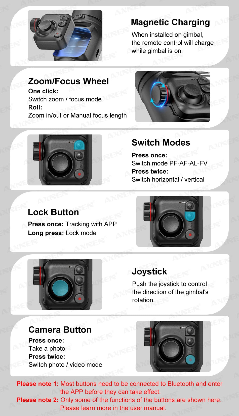 M02 Gimbal Smartphone Stabilizer 3-Axis Anti-shake Video Record Handheld Selfie Gimbals - LKBA