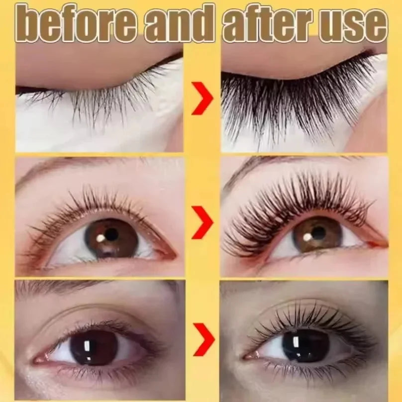 Fast Eyelash Growth Serum 7 Days Natural Eyelash Enhancer Longer Fuller Thicker Curling Lash Treatment Eye Care Products Makeup - LKBA