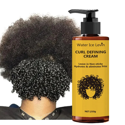 Elastic Styling Cream, Deep Moisturizing, Creates Soft, Fluffy and Elastic Curly Hair, Daily Care and Styling Agent for Men and Women, Suitable for All Hair Types - LKBA