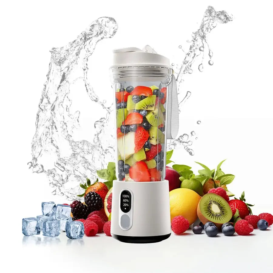 4000mAh Portable Juicer Dual Purpose Juice Cup 180W USB Outdoor Fresh Fruit Blender 4 Blade Smoothie Juice Cup Blender - LKBA
