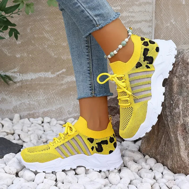 shoes woman 2025 [Leopard print sneakers] lightweight and breathable women's casual sneakers.women's shoes sale shoes - LKBA