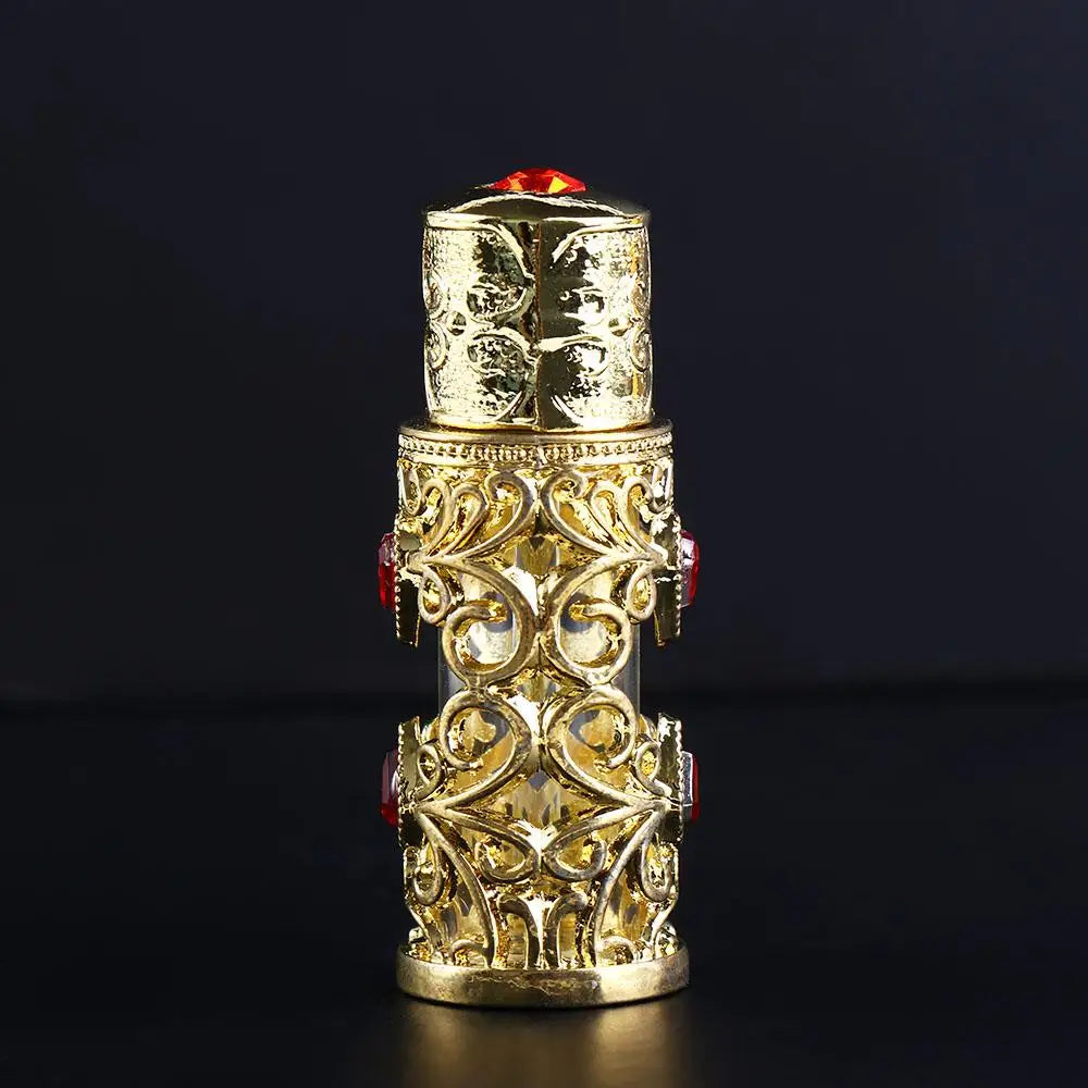 Alloy Dropper Arabian Style Dubai Middle East Style Perfume Bottles Cosmetic Container Refillable Bottles Essential Oil Bottles - LKBA