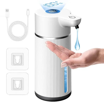420ML Large Capacity Automatic Smart Senor Soap Dispenser Wall-Mounted Electric Foam/Liquid Model Hand Dish Washing Pump Machine - LKBA