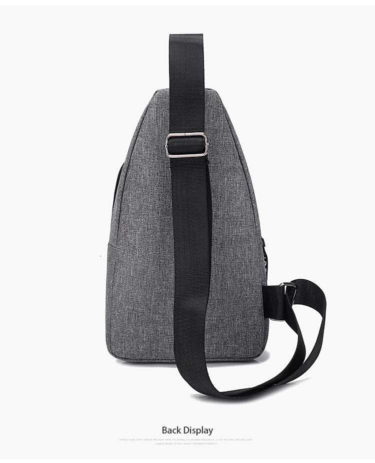 Travel Men's Handbags Multifunctional USB Chest Bag Designer Messenger Crossbody Bags Water-Proof Shoulder Bag Sports Back Pack - LKBA