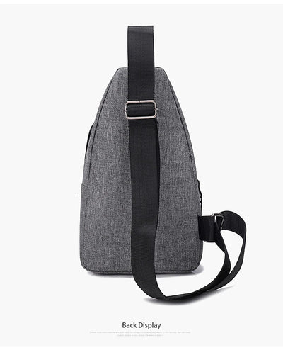 Travel Men's Handbags Multifunctional USB Chest Bag Designer Messenger Crossbody Bags Water-Proof Shoulder Bag Sports Back Pack - LKBA