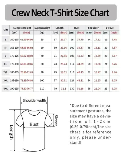 Men's Breathable Sporty Pattern Printed T-shirt Casual and Fashionable Short-sleeved Cotton T-shirt Summer Brand Streetwear Top - LKBA