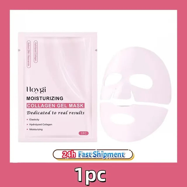 Bio-Collagen Face Mask Anti-Wrinkle Firming Lift Deep Hydrating Overnight Mask Shrink Pores Brightening Repair Skin Care - LKBA