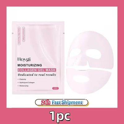 Bio-Collagen Face Mask Anti-Wrinkle Firming Lift Deep Hydrating Overnight Mask Shrink Pores Brightening Repair Skin Care - LKBA