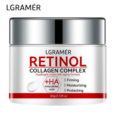 Retinol Lifting Firming Cream Collagen Smooth wrinkles Face Cream for Moisturizer Whitening Brighten - LKBA
