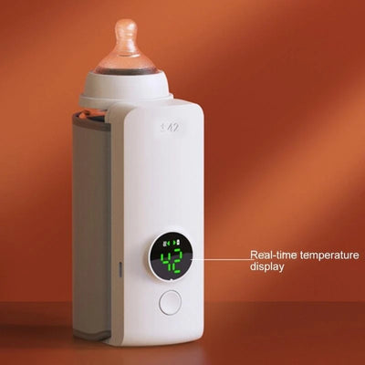 Convenient Baby Bottle Warmer 6-Gear Adjustable for Travel Quick Heating Solution with Adjustable Gear for Most Bottles G2TD - LKBA
