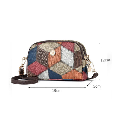 New Luxury Handbag Women Stitching Wild Messenger Bags Designer Brand Plaid Shoulder Bag Female Ladies Totes