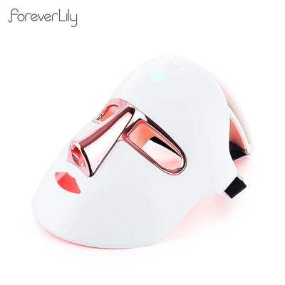 Wireless 7 Colors Face LED Mask Photon Facal Beauty Mask Skin Rejuvenation Anti Acne Repair Skin Tightening Anti Aging Skin Care - LKBA