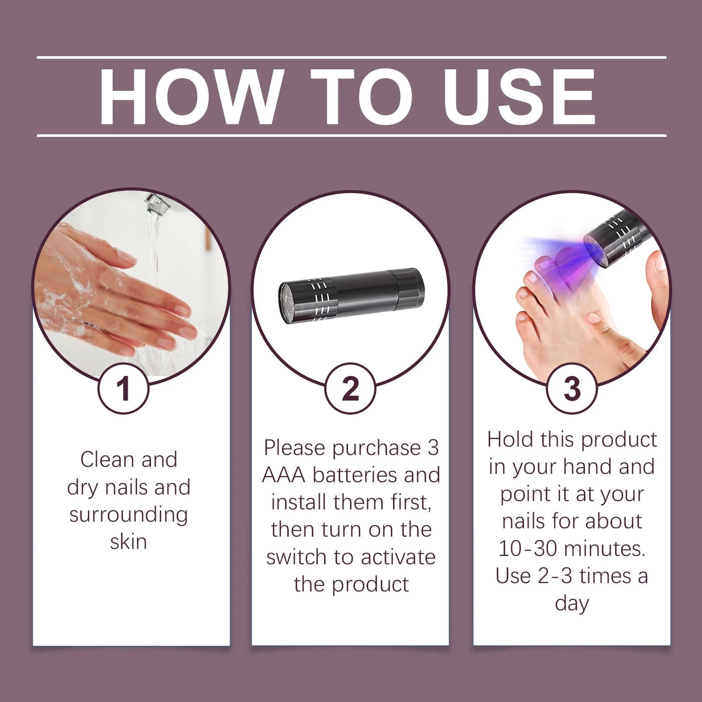 Nail repair blue light, nail care tools - LKBA