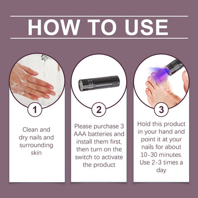 Nail repair blue light, nail care tools - LKBA