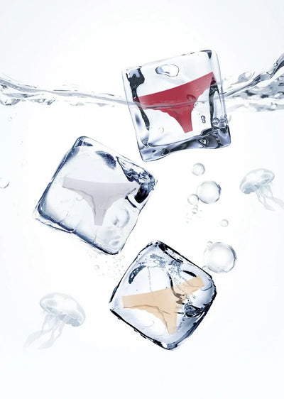 Women's Panties Ice Silk Seamless Low Waist G-String Sexy Breathable Comfortable Thongs Lady Lingerie Shapewear Underwear - LKBA