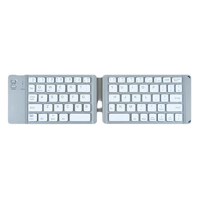 Bluetooth 5.1 Keyboard 3-Folding Mini Keyboard Rechargeable Foldable Keyboard with Touchpad - LKBA