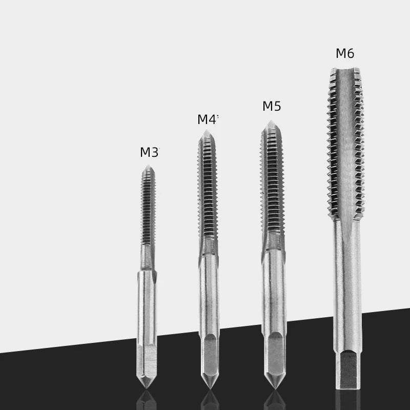 5pcsM3 M4 M5 M6 M8 M10 M12 Machine Screw Thread Metric Plug T-shaped Tap - LKBA