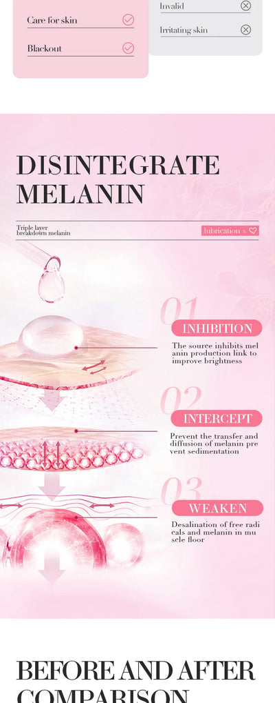 Fast Lightening Pink Lip Bleaching For Dark Lips Remove Melanin Lip Balm Sexy Rose Magic Lip Oil Whitening Moisturizing Makeup - LKBA