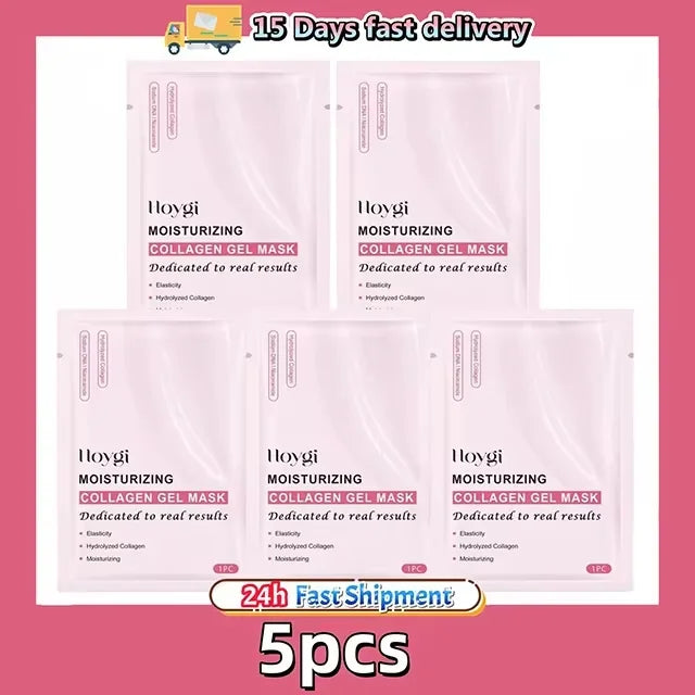 Bio-Collagen Face Mask Anti-Wrinkle Firming Lift Deep Hydrating Overnight Mask Shrink Pores Brightening Repair Skin Care - LKBA