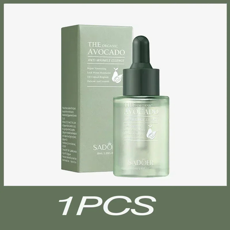 Avocado Face Essence Organic Shea Butter Moisturizing Anti-Aging Whitening Repairing Nourish Smooth Facial Serum Skin Care - LKBA