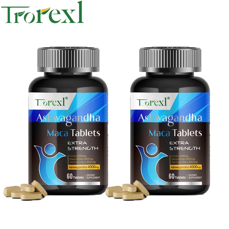Organic Ashwagandha Pills Men Enhancing Supplement Improve Size Endurance Supports Reproductive Health Natural Energize - LKBA