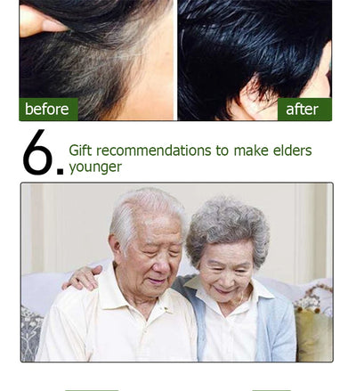 500ML Natural Soft Shiny Brown Golden Cover White Hair Dye Shampoo Wine Red Purple Hair Color Shampoo Black Grey Hair  Men Women - LKBA