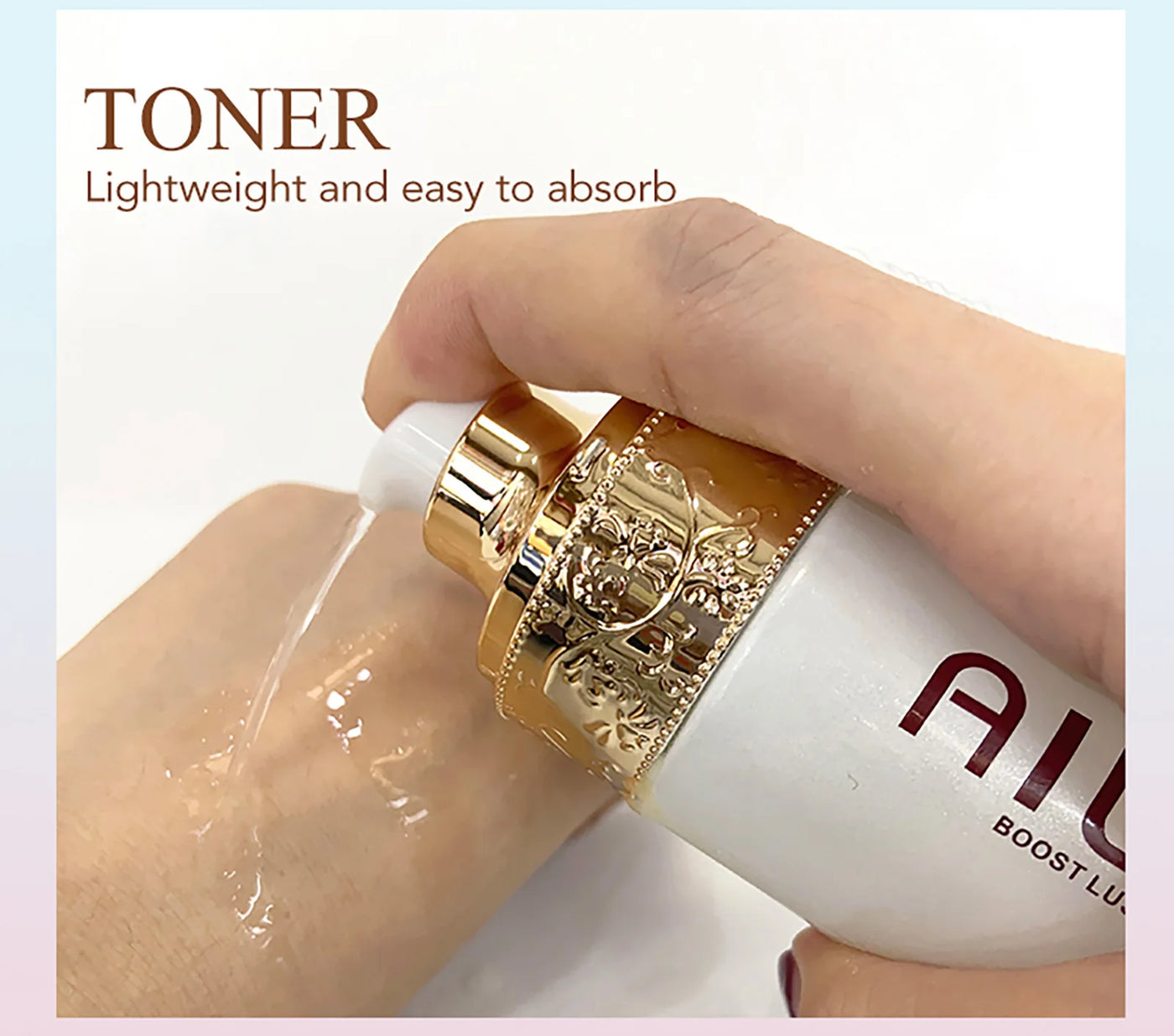 AILKE Whitening Anti-wrinkle Freckle Face Cream With Collagen Hyaluronic Acid Rose Skin Care Women Korean Facial Moisturizer Set - LKBA