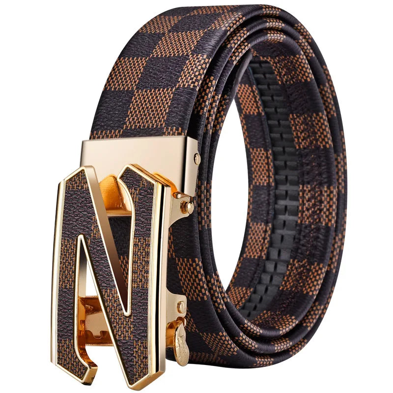 Luxury Brand Men Belt High Quality Leather Business Designer Famous Belts for men - LKBA