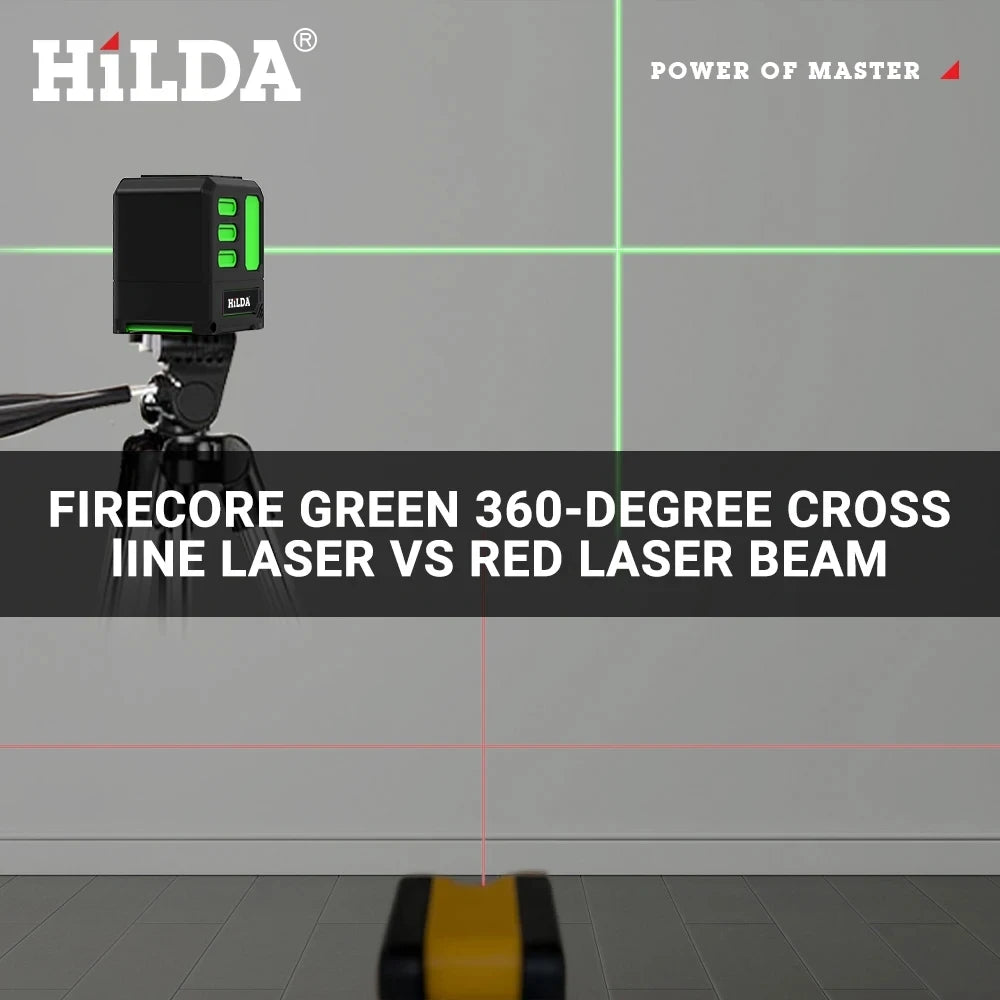 Green Cross Laser Level meter 360 Automatic Level meter Construction Tools and Equipment Optical Instruments - LKBA
