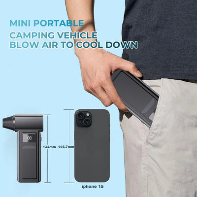 Xiaomi Powerful 1000000RPM 65m/s Air Vortex Brushless Protable Blower Dust Cleaner With Smart Display Brushless Electric Blower - LKBA