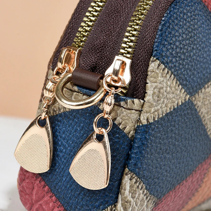 New Luxury Handbag Women Stitching Wild Messenger Bags Designer Brand Plaid Shoulder Bag Female Ladies Totes