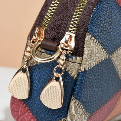 New Luxury Handbag Women Stitching Wild Messenger Bags Designer Brand Plaid Shoulder Bag Female Ladies Totes