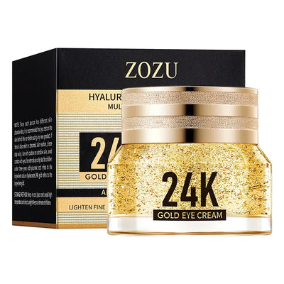 24k Gold Hyaluronic Acid Eye Cream Anti Dark Circles Eye Bags Firming Moisturizing Eyes Skin Care Prodcuts - LKBA