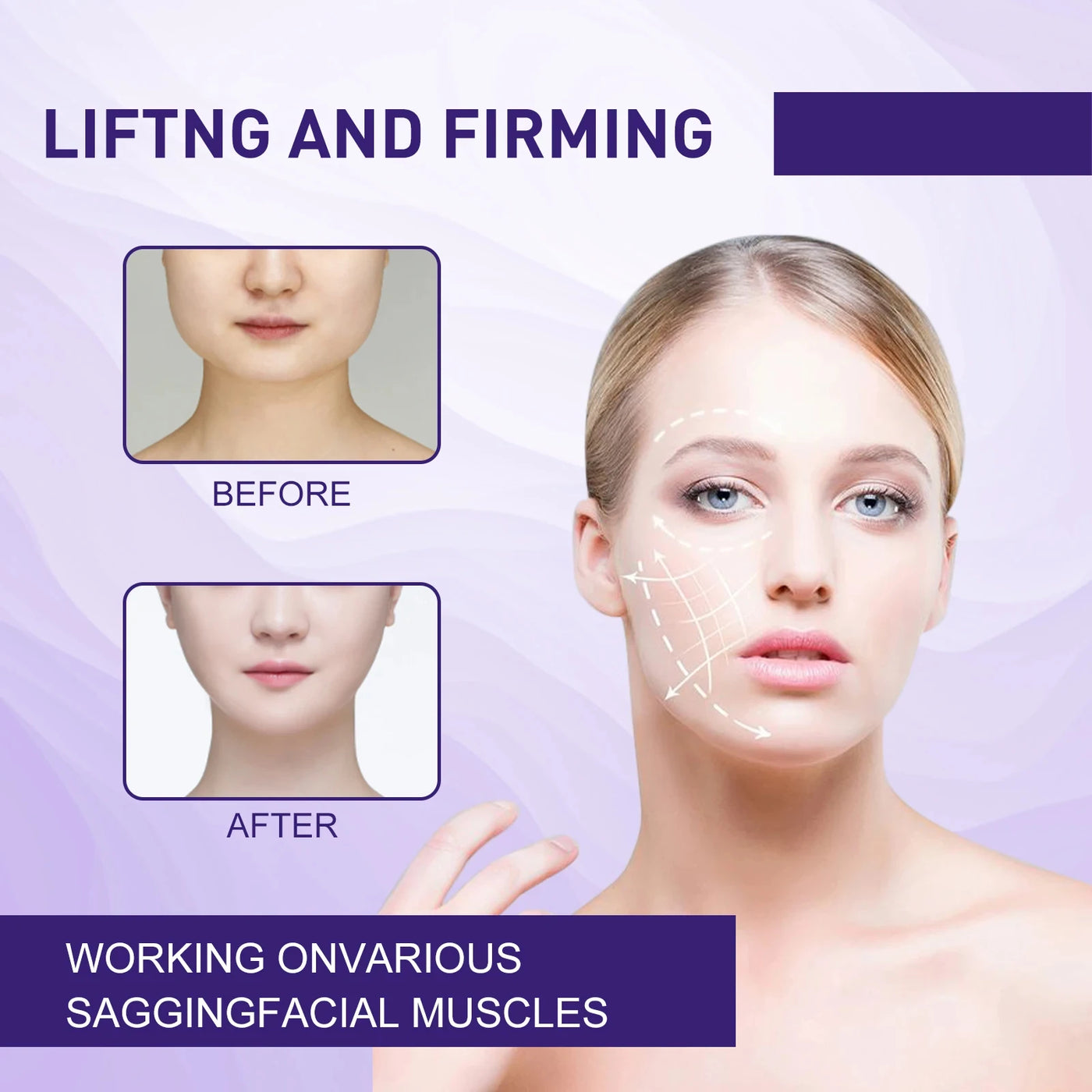 Double Chin V Shape Remove The face fat - LKBA