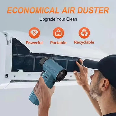 880000RPM Powerful  Mini Turbo Jet Fan Air Blower ,10000mAh 600g Thrust 70m/s Wind Brushless Duster leaf Removal Dryer keyboard - LKBA