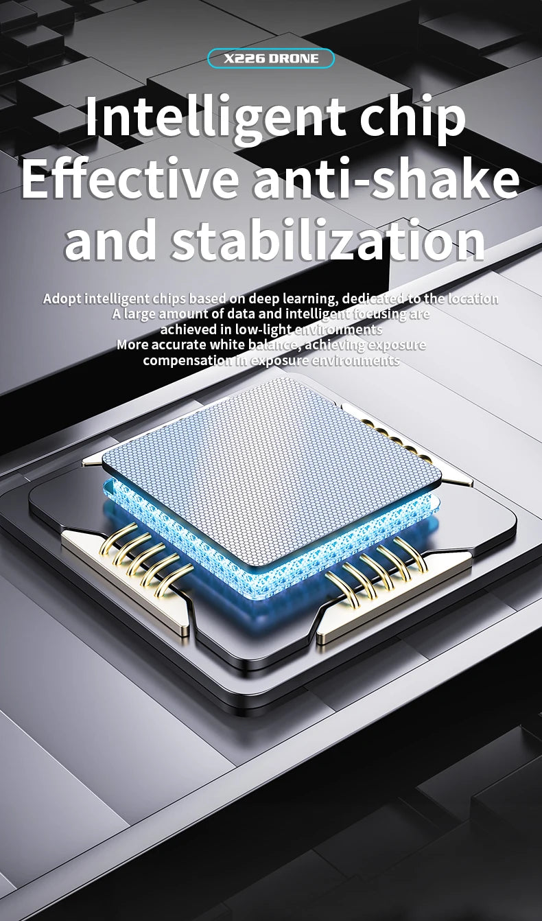 New X226 Mini RC Drone with Professional 8K HD Dual Camera 6Axis Headless Mode 360 Fly Remote Quadcopter - LKBA