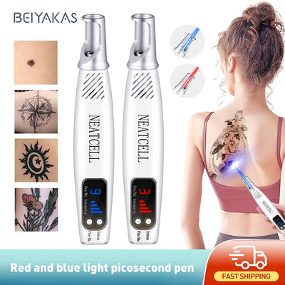 Picosecond Laser Pointer for Mole Removal  Dark Spot Removal Pen Tattoo Acne Skin Pigment Portable Removal Machine Beauty Device - LKBA