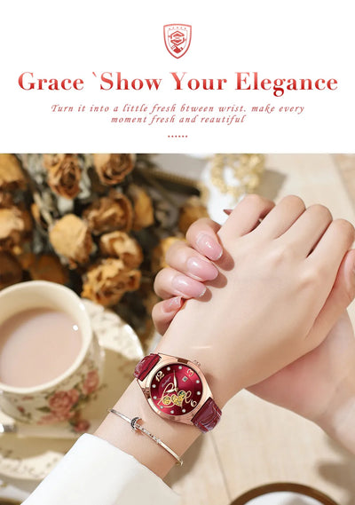 POEDAGAR Fashion Quartz Watch Female Luxury Elegant Casual Clock Waterproof Luminous Date Leather Women Watch Montre Femme gift - LKBA